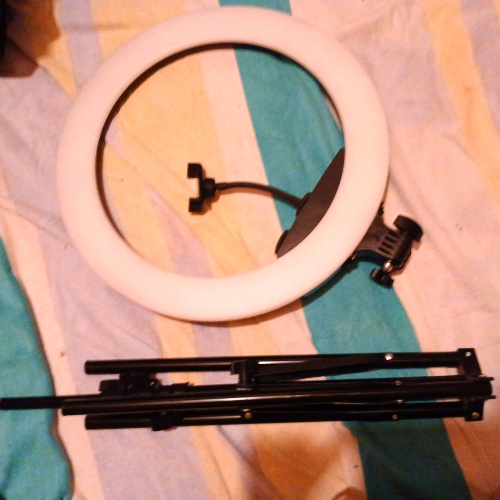 LED Ring Light with Adjustable Tripod
